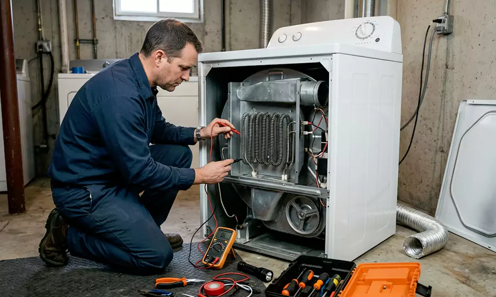 Dryer Not Heating Repair in Shelton, CT