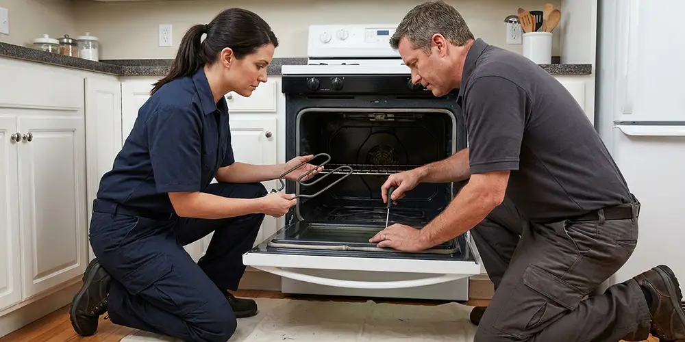 Oven Heating Element Replacement in Shelton, CT