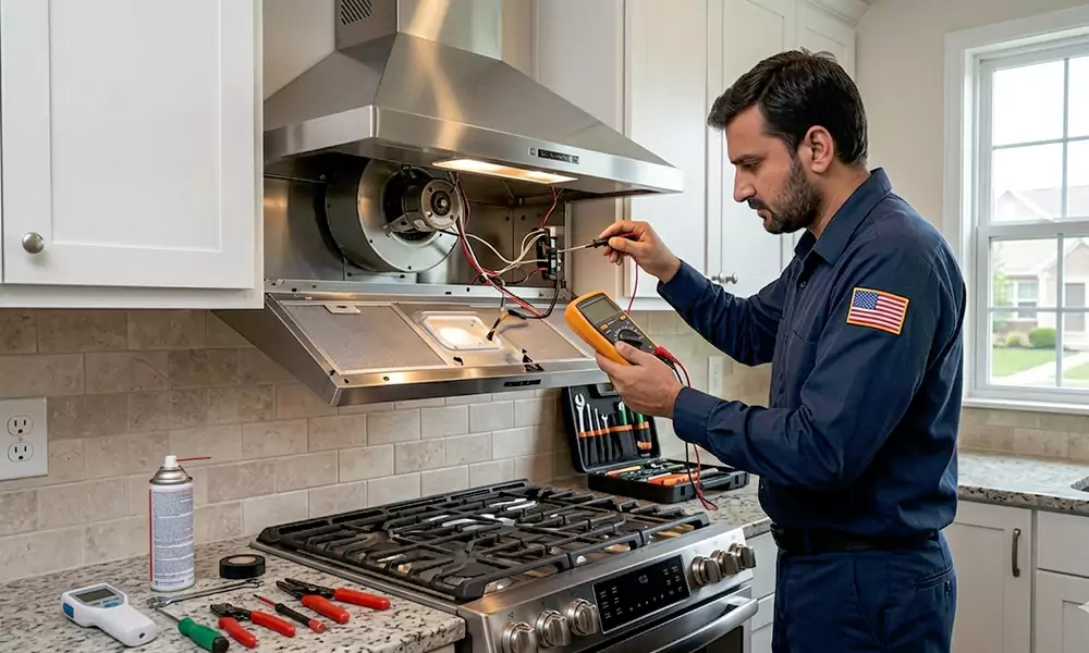 Range Hood Repair in Shelton, CT