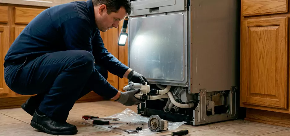 Dishwasher Drain Hose Repair in Shelton