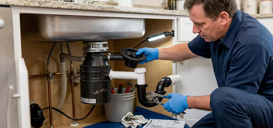 Garbage Disposal Splash Guard and Trap Installation in Shelton
