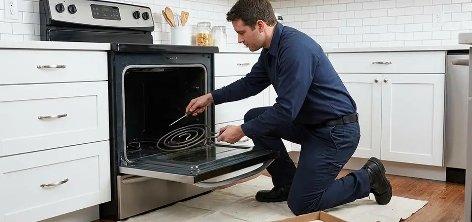 Oven Lower Heating Element Replacement in Shelton