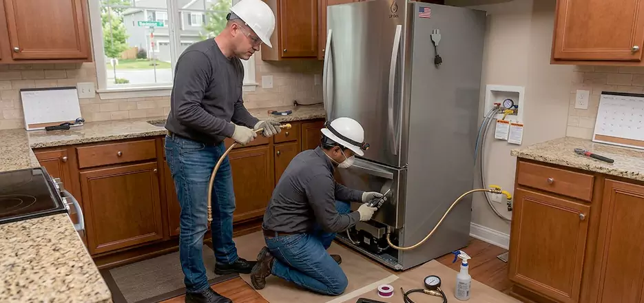 Propane Refrigerator Installation in Shelton